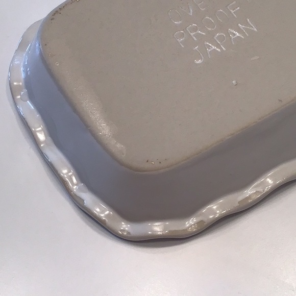 Vintage 2 Oven Proof Safe Baking Dishes Japan Small Mini Pie Au Grautin - Picture 6 of 11